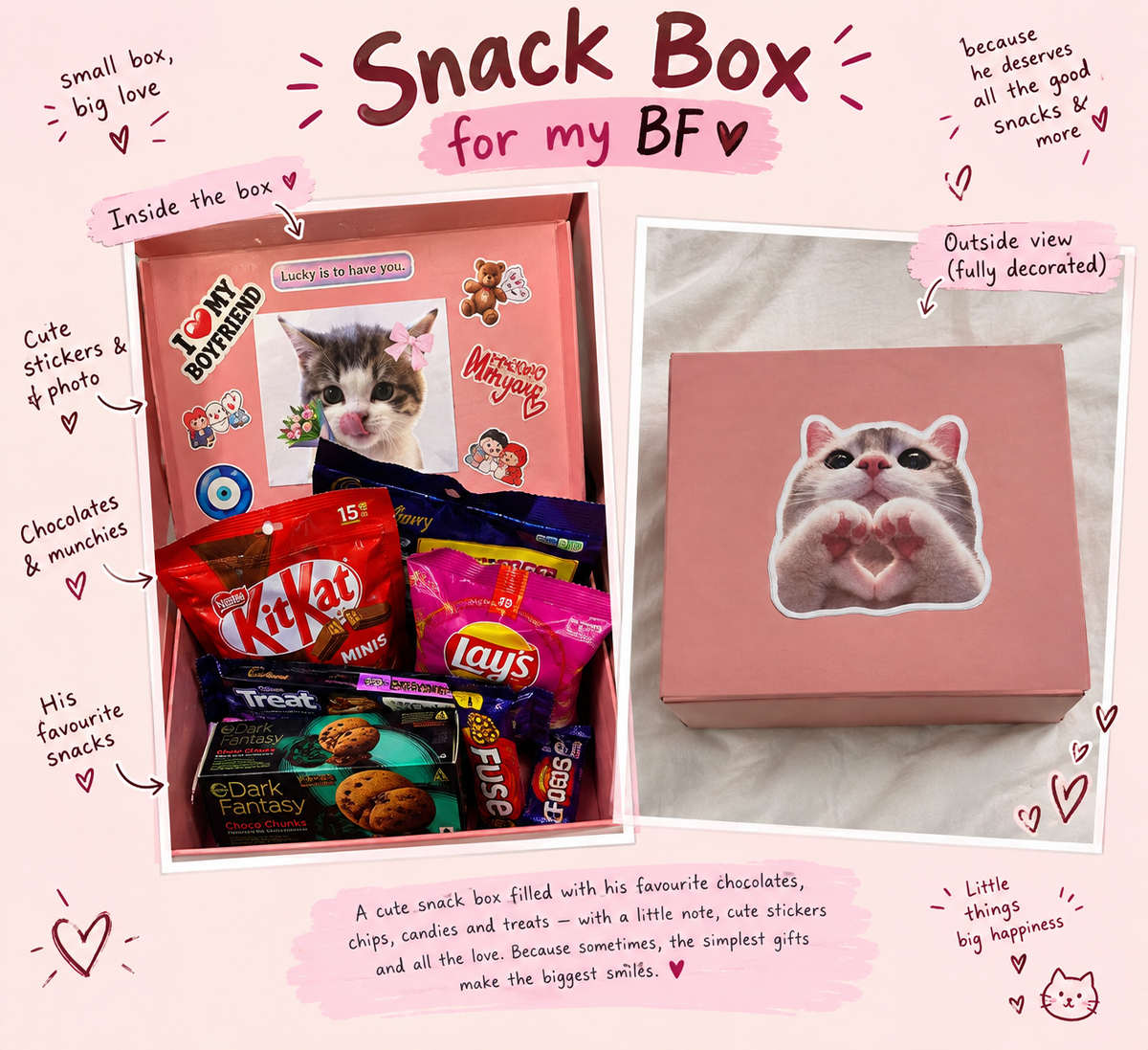 Snack box for boyfriend