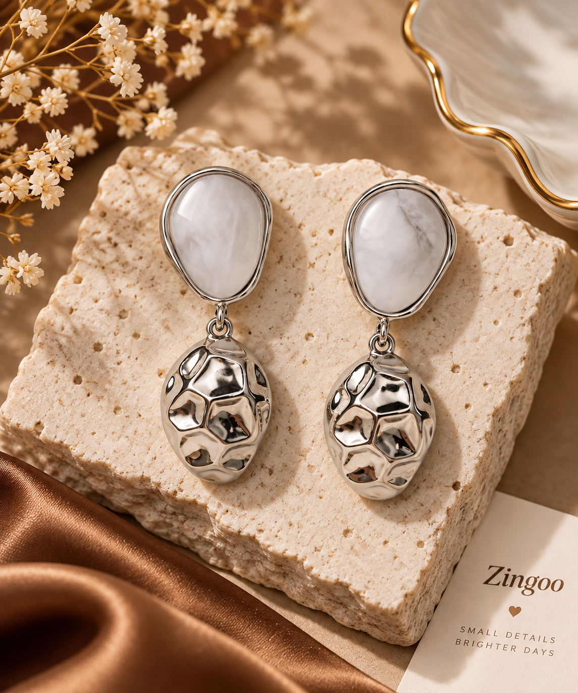 Textured Earring