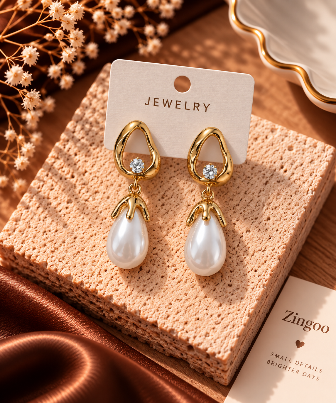 Pearl Drop Earring