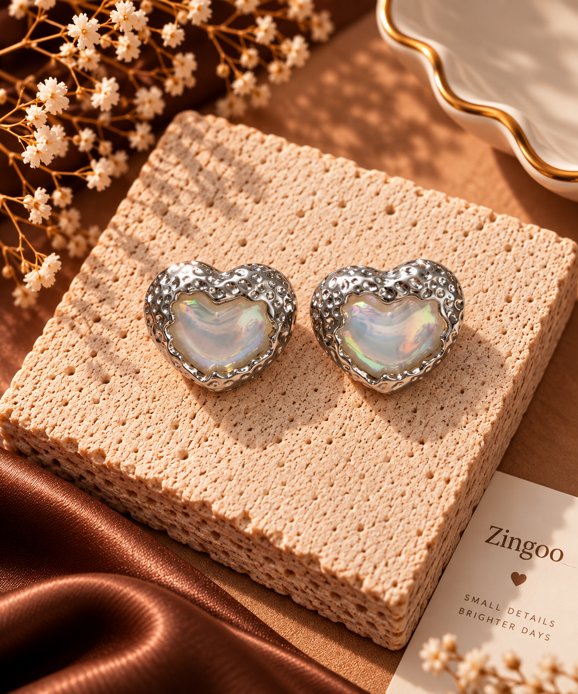 Heart Studs