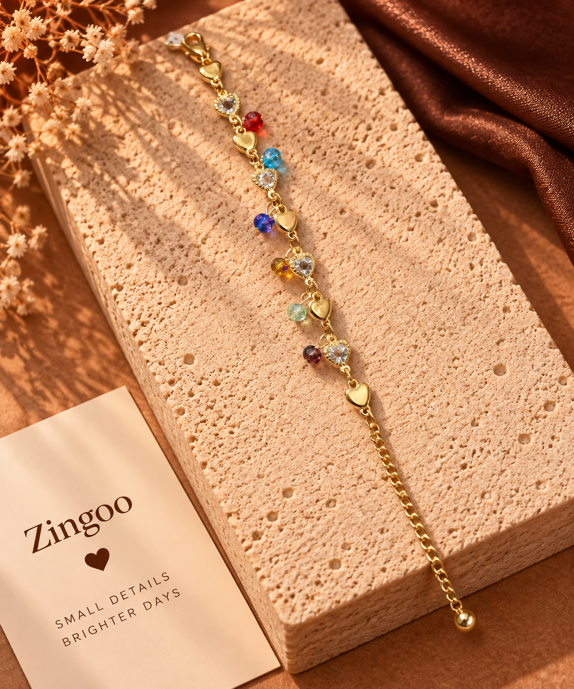Heart Charm Bracelet