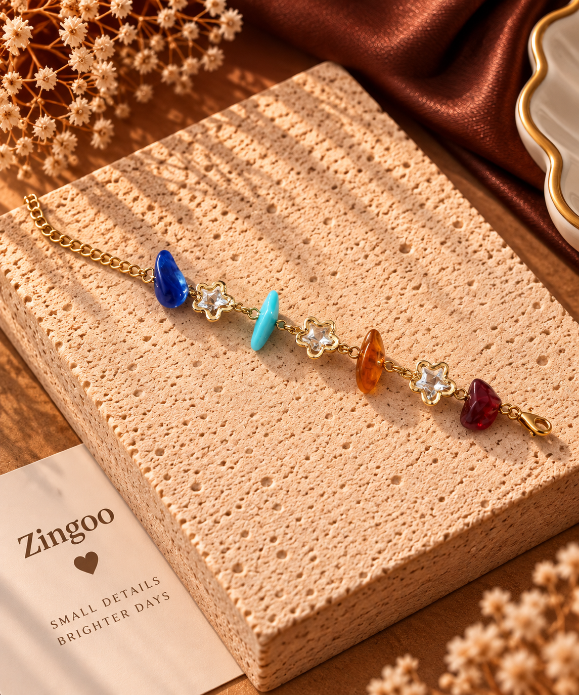 Color Stone Bracelet