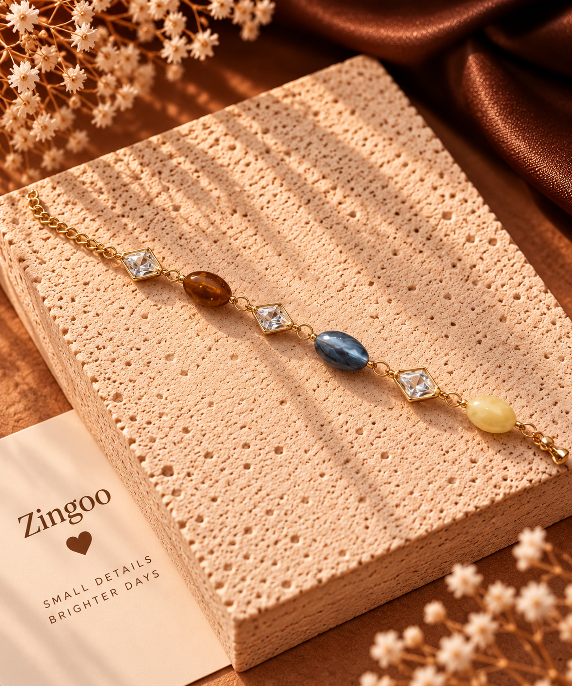 Oval Stone Bracelet