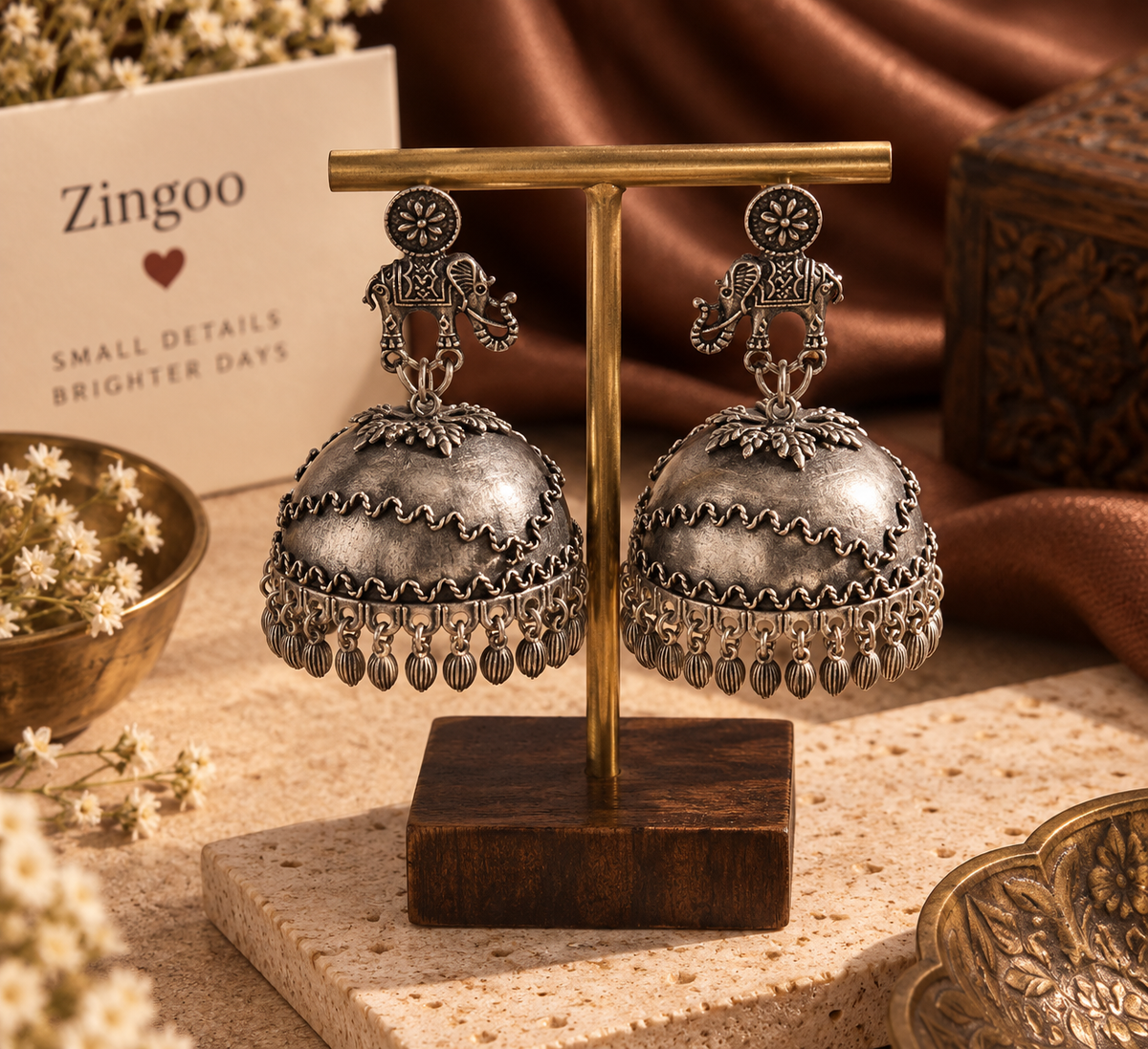 Elephant Jhumka