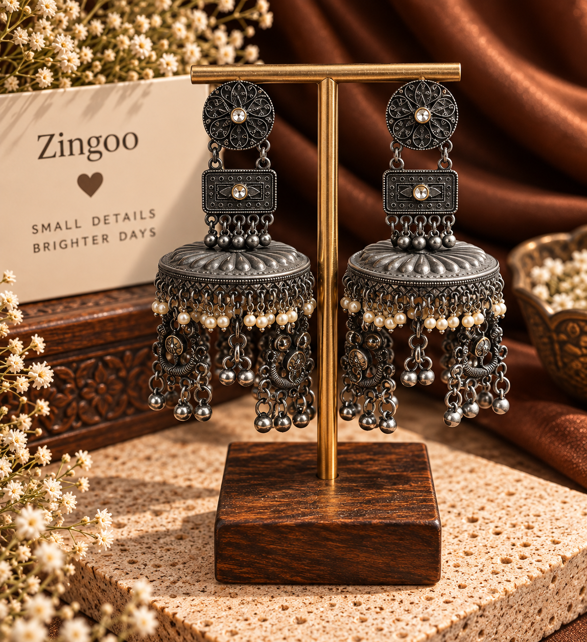 Peacock Jhumka